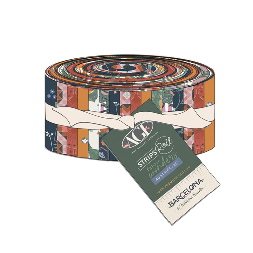 Strips Rolls Fabric Wonders from Barcelona by Katarina Roccella for AGF (Avail Nov)
