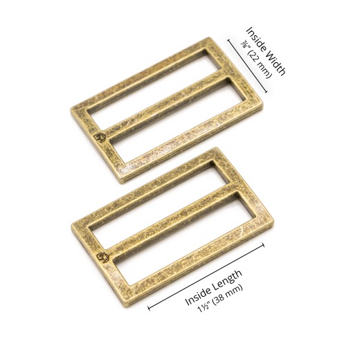 Slider - Antique Brass - 1.5 in (38mm) Pack of 2 ByAnnie