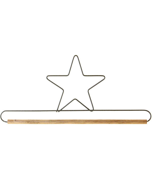 7.5in Star Wire Hanger With 0.25in Dowel