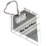 Mini Hex N More Ruler - 3.5in X 3in