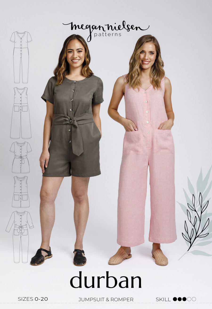 Durban Jumpsuit & Romper Pattern By Megan Nielsen