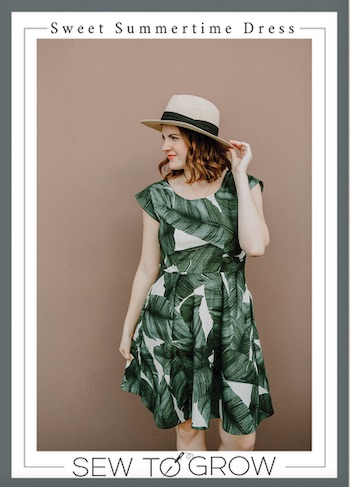 Sweet Summertime Peplum & Dress Pattern By Sew to Grow