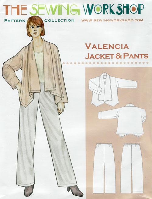 Valencia Jacket and Trouser Pattern By The Sewing Workshop