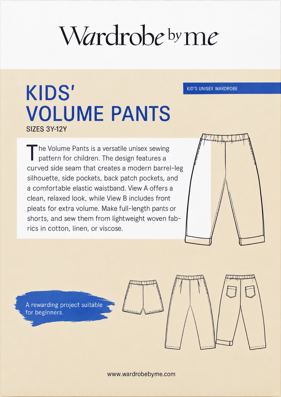Volume Pants Pattern For Children By Wardrobe By Me