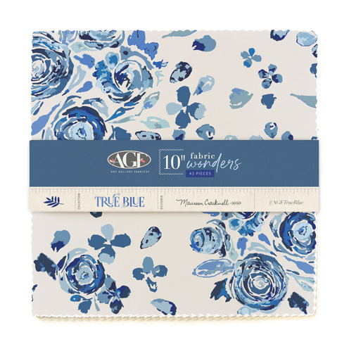 10in Fabric Wonders from True Blue by Maureen Cracknell for AGF
