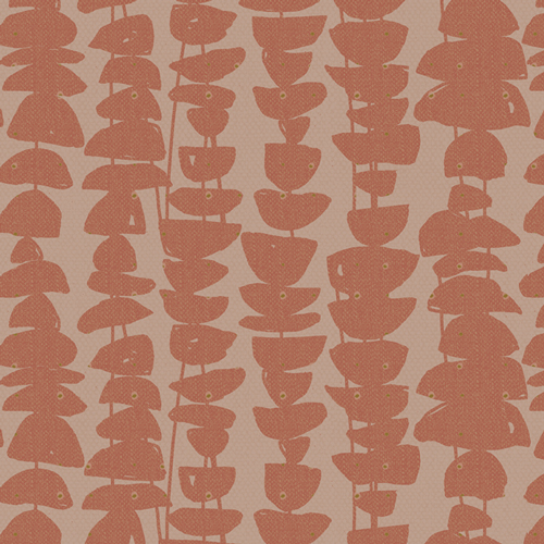 Stacked Stones Sienna in Linen from AbstrArt by Katarina Roccella for AGF