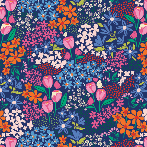 Thriving Flowerfield Playful from COLOR Blooming by Maureen Cracknell for AGF (Avail Nov)