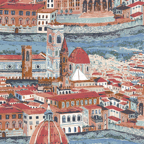 Bella Firenze from Florence by Katarina Roccella for AGF in Cotton for AGF