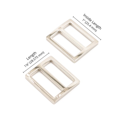 Slider - Nickel - 1 in (24mm) Pack of 2 From ByAnnie