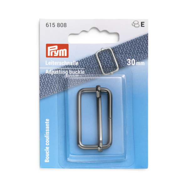 Prym Adjusting Buckle 30mm Gunmetal 1 pc