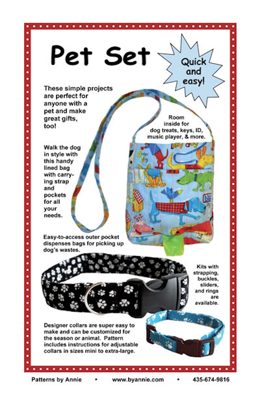 Pet Set Pattern From ByAnnie (PBA176)