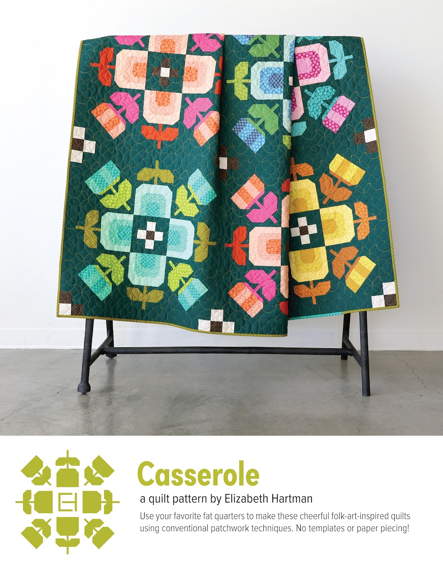Casserole Quilt Pattern by Elizabeth Hartman (Avail Jul)