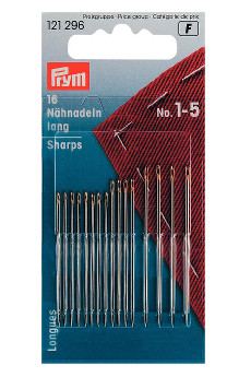 Prym Hand Sewing Needles Sharps 1-5 Assorted With 16pcs