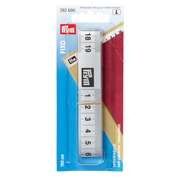 Prym Tape Measure Fixo Self-Adhesive 60in /150cm