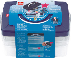 Prym Click Box Standard - 3 Trays & Lid 24cm X 16.5cm X 14cm