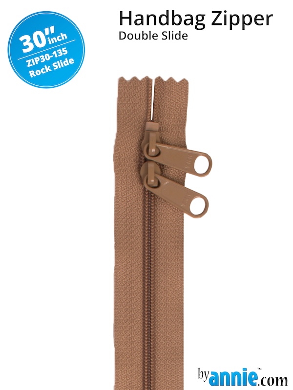 Double Slide Bag Zipper 30in Rock Slide From ByAnnie (ZIP30-135)
