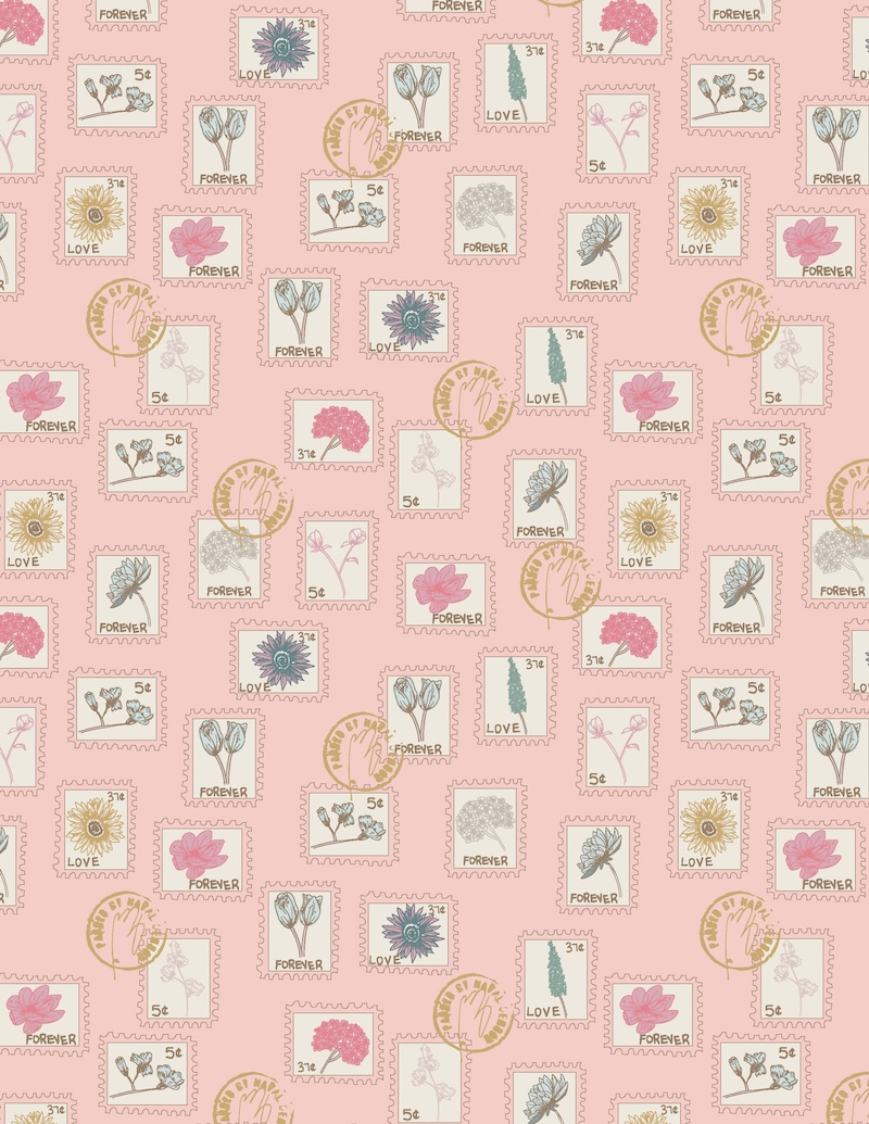 Foral Postage Rose from Love Letters by Becca Plymale for AGF (Avail May)