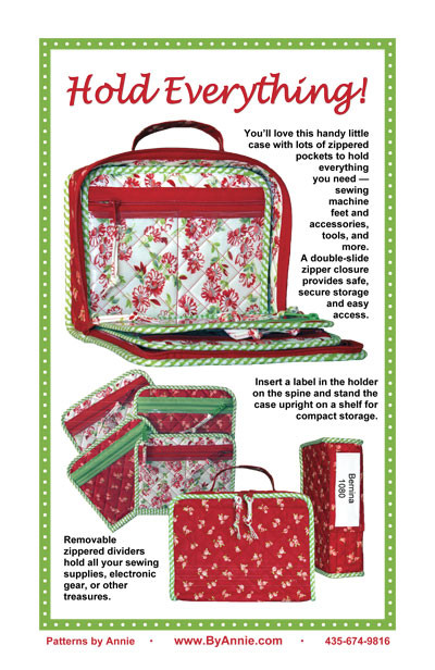 Hold Everything Organiser Pattern ByAnnie