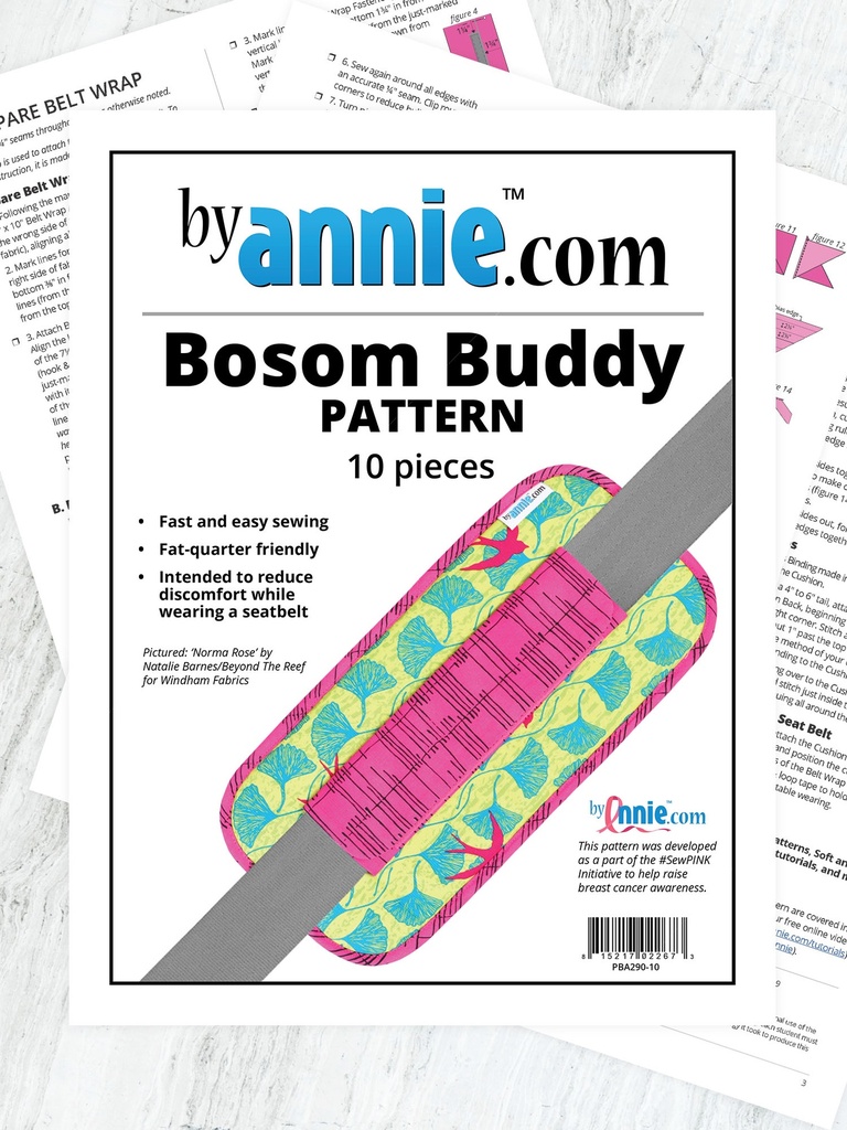 Bosom Buddy - Pack of 10 Pattern From ByAnnie (PBA290-10)