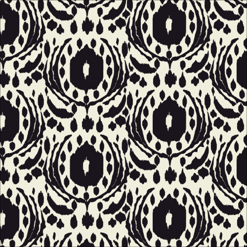 Ikat Blossoms From Canyon Blooms In Double Gauze By Alison Janssen (Avail May)