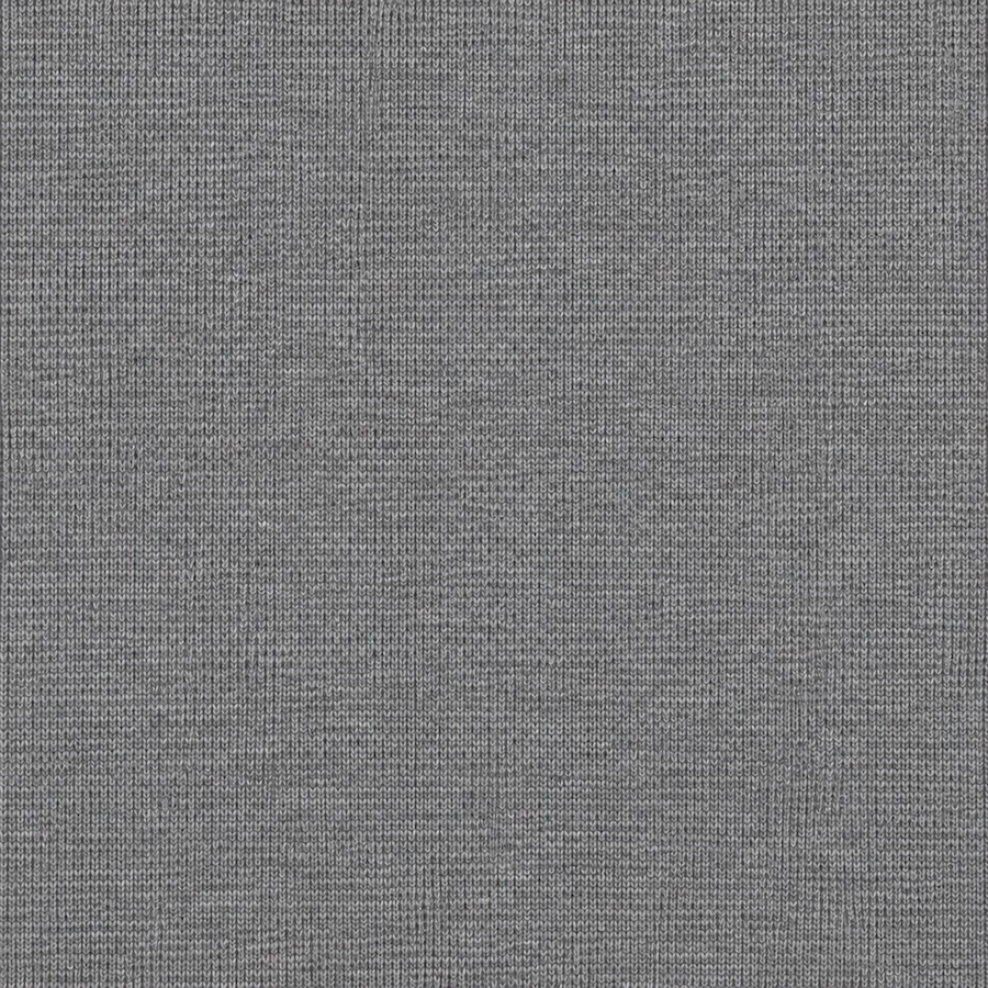 Mid Grey Marl 1x1 Tubular Ribbing (Avail Oct)