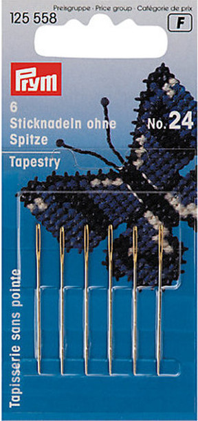 Prym Needles Tapestry Blunt Point No.24 With 6pcs