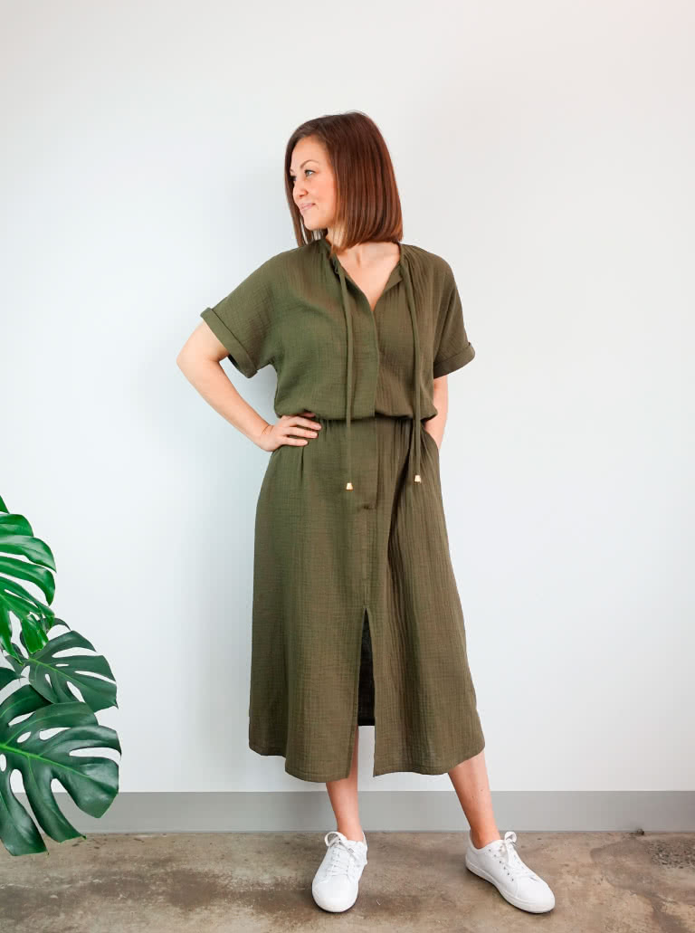 Eadie Woven Jumpsuit Dress Pattern Size 4-16 By Style Arc