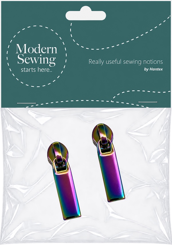 Rainbow Solid Heavy Duty #5 Zip Pull Pack Of 2