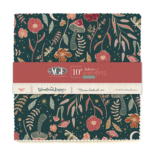 10in Fabric Wonders from Woodland Keeper by Maureen Cracknell in Cotton for AGF