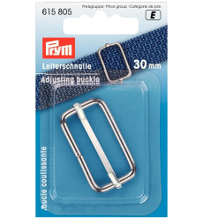 Prym Adjusting Buckle 30mm Silver Coloured - 1 Piece (Due May)