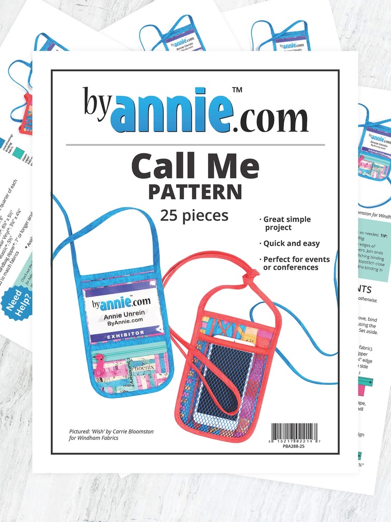 Call Me - Pack of 25 Pattern From ByAnnie (PBA288-25)