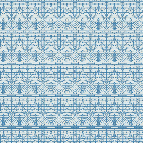 Design B Blue Bird from The House Beautiful Inspired by Frank Lloyd Wright for Cloud9 Fabrics