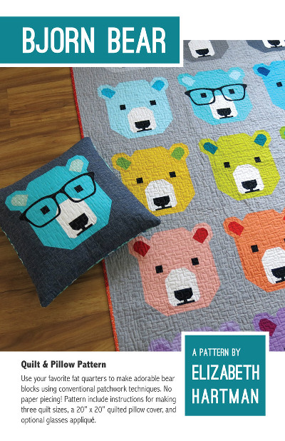 Bjorn Bear Quilt Pattern By Elizabeth Hartman