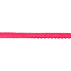 Fuchsia Foldover Scalloped Edge Elastic - 12mm X 25m