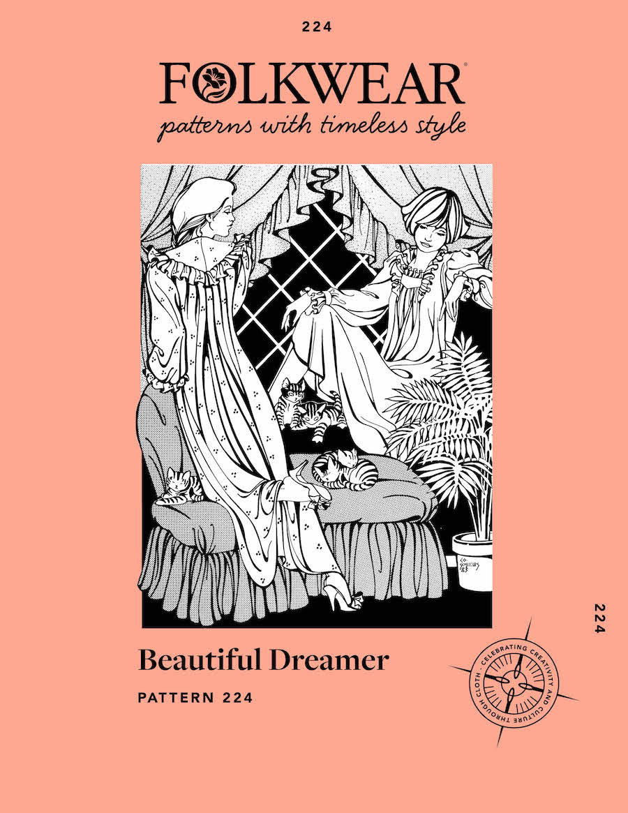 Beautiful Dreamer Dress by Folkwear Patterns