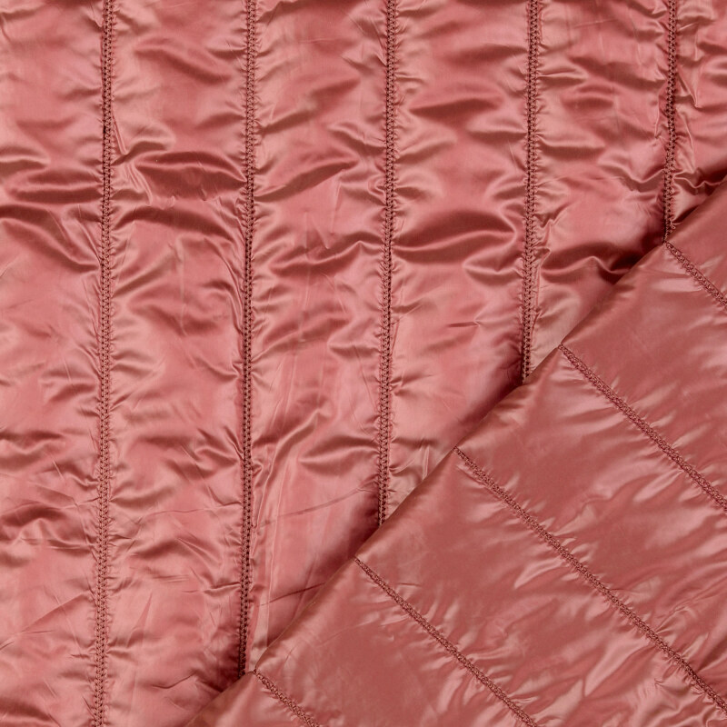 Deep Pink Straight Satin Quilted Poly from Macklin by Modelo Fabrics