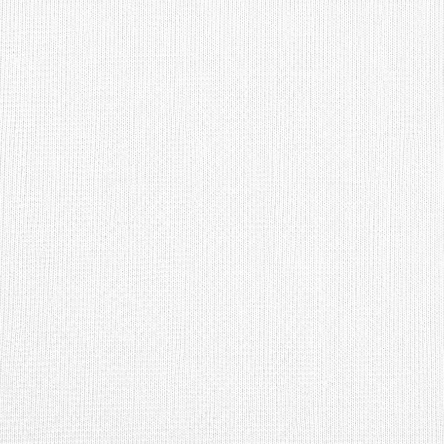White 1x1 Tubular Ribbing (Avail Oct)