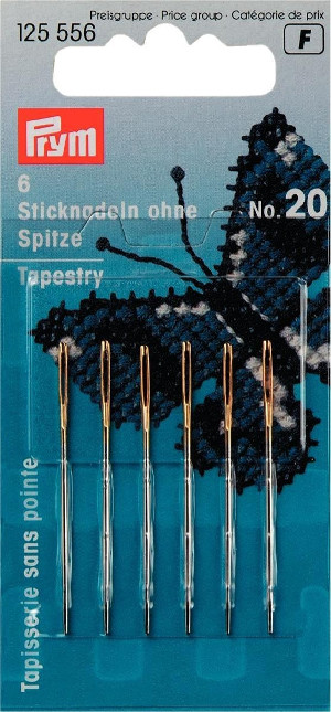 Prym Needles Tapestry Blunt Point No.20 With 6pcs