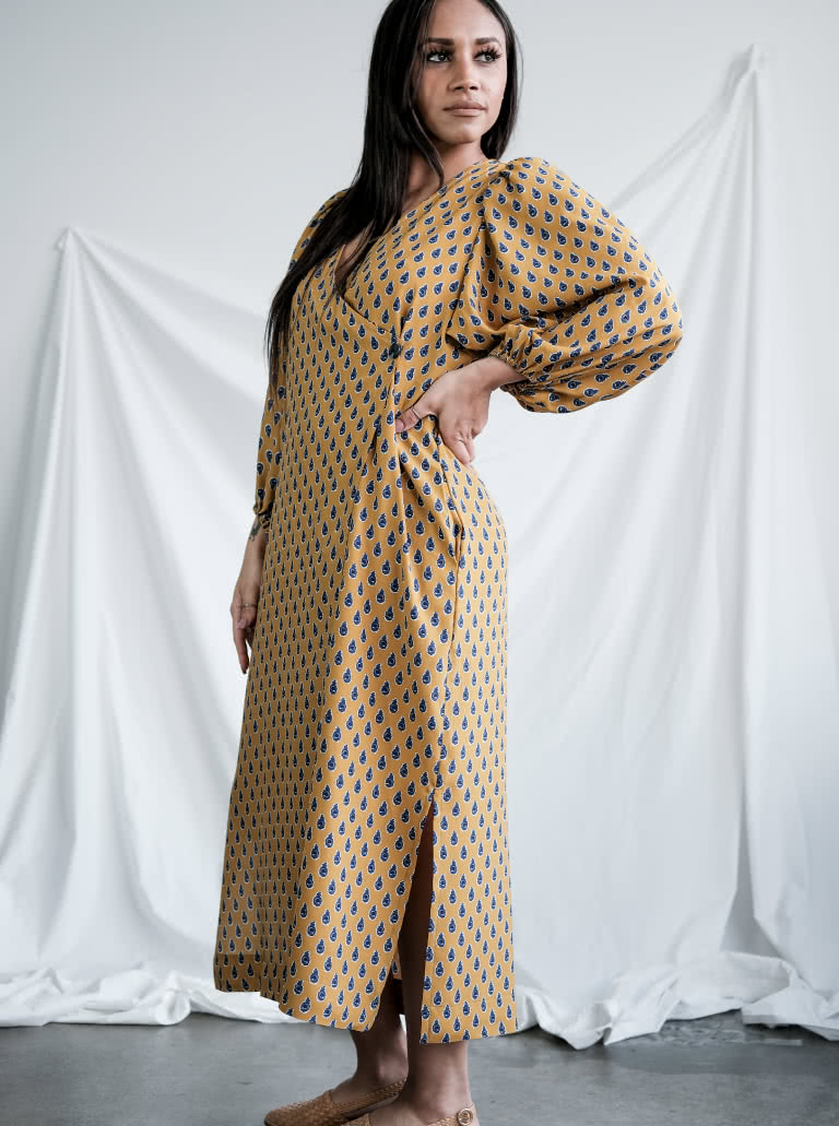 Brigid Wrap Dress Pattern Size 18-30 By Style Arc