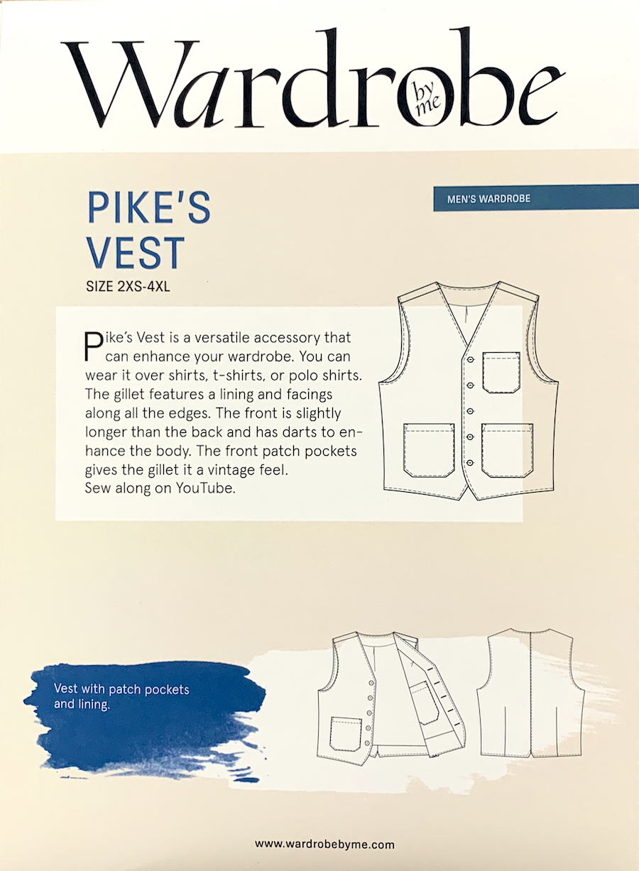 Pikes Vest Pattern By Wardrobe By Me