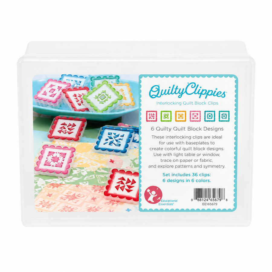 Quilt Clippies - Quilt Block Design Fabric Clips For Quilters (Avail Jul)