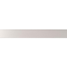 Light Grey Double Faced Satin Ribbon - 16mm X 25m