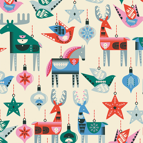 Winter Wishes from Christmas In The City by AGF Studio in Cotton for AGF