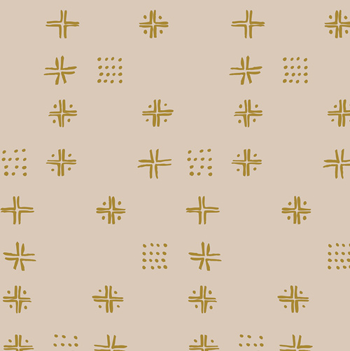 Mudcloth Wheat from Charming One by Sharon Holland for AGF