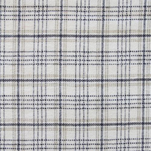 Crosshatch Plaid Oatmeal In Flannel From Highlands Flannel By Agf Studio (Avail Jan)