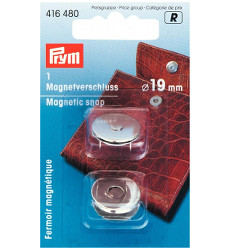 Prym Magnetic Snap 19mm Silver Coloured