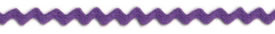 Purple- Ric Rac - Mini 6mm Wide 33m Reel