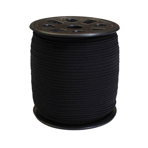 Black Narrow Banded Elastic - 4mm x 92m