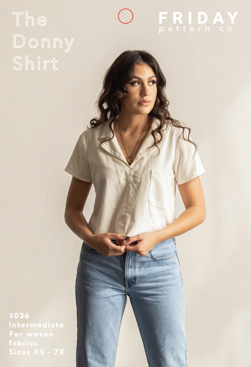The Donny Shirt Pattern By Friday Pattern Company