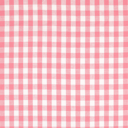 Kobenz Pink / White Yarn Dyed Small Gingham Check Fabric